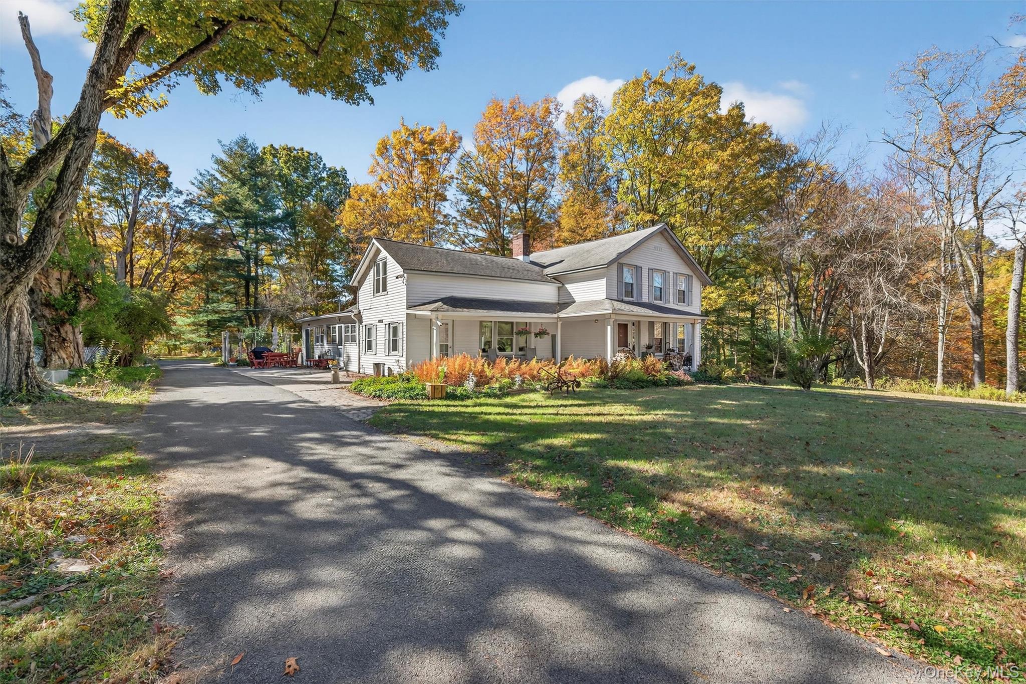 41 Whitlock Road Otisville, NY 10963 - Photo 2 of 48 Set back from the road, the slightly wooded property offers you a sense of privacy.