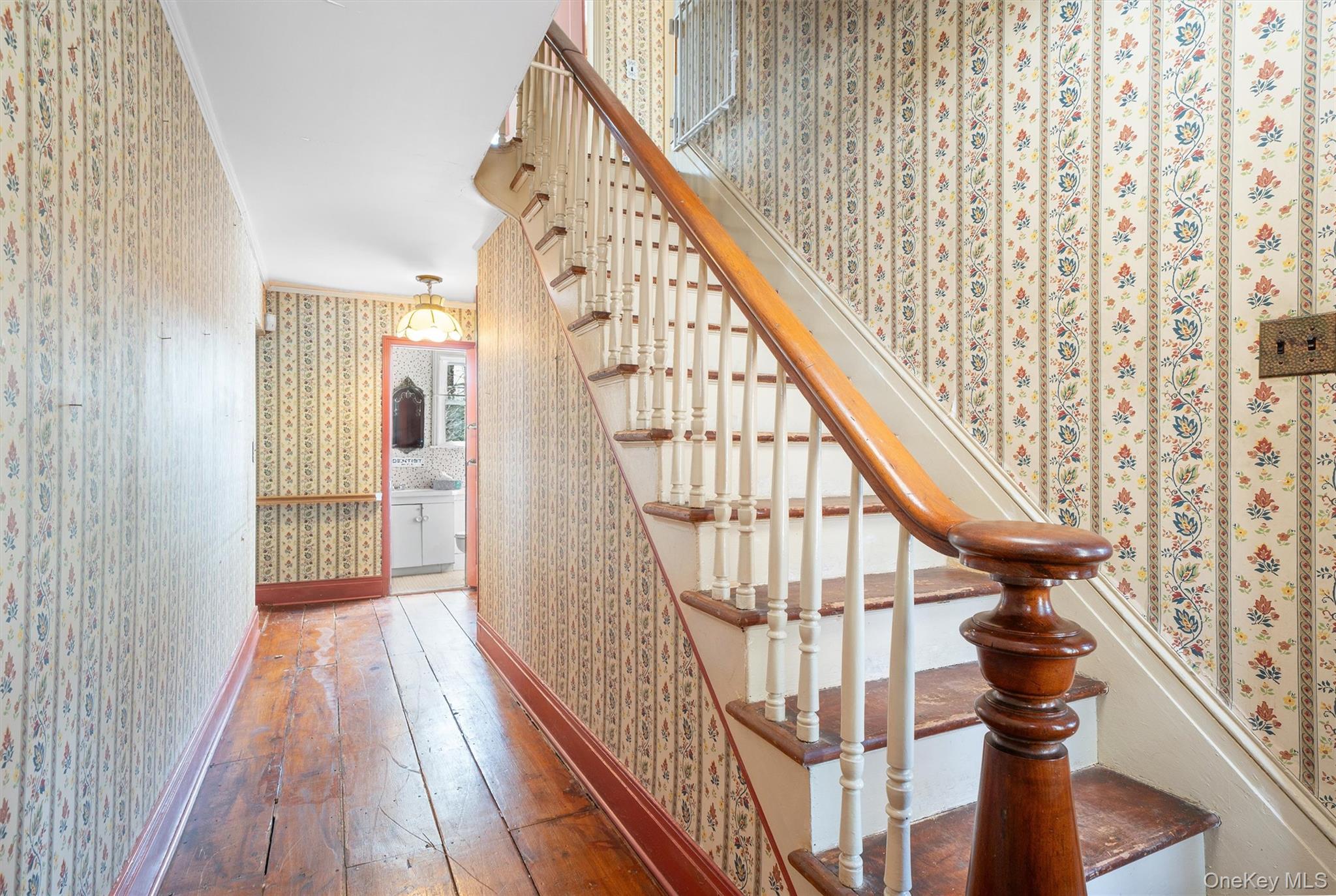 41 Whitlock Road Otisville, NY 10963 - Photo 5 of 48 From the main entrance, note the beautiful original wood banister.