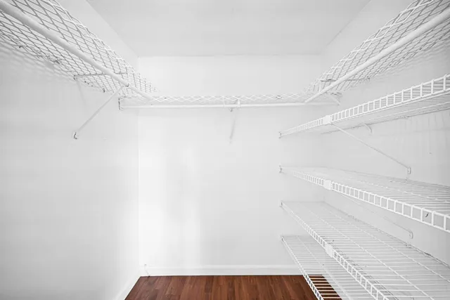 a view of walk in closet