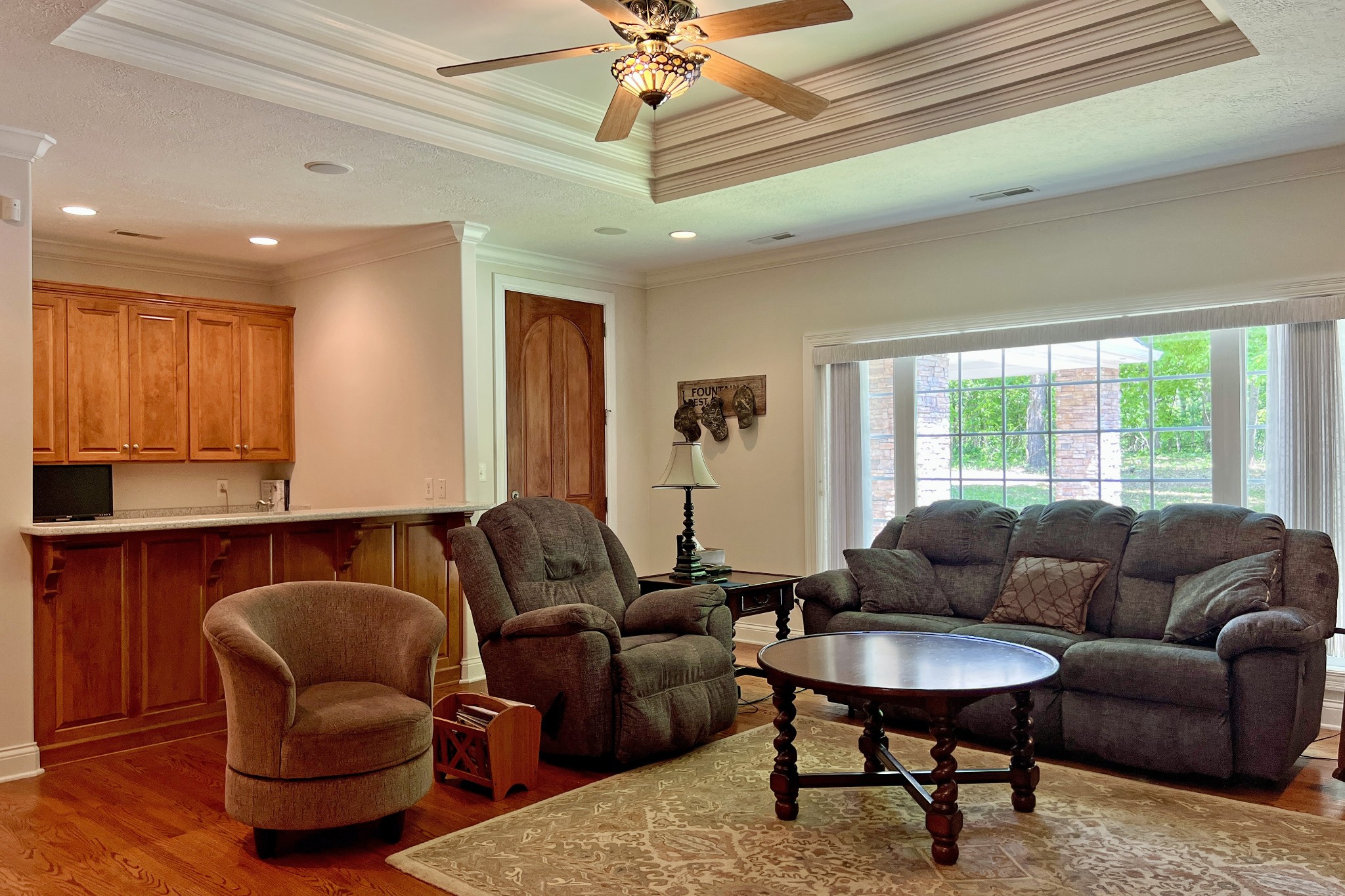 1371 Johns Loop Road Franklin, KY 42134 - Photo 15 of 72 a living room with furniture and a large window