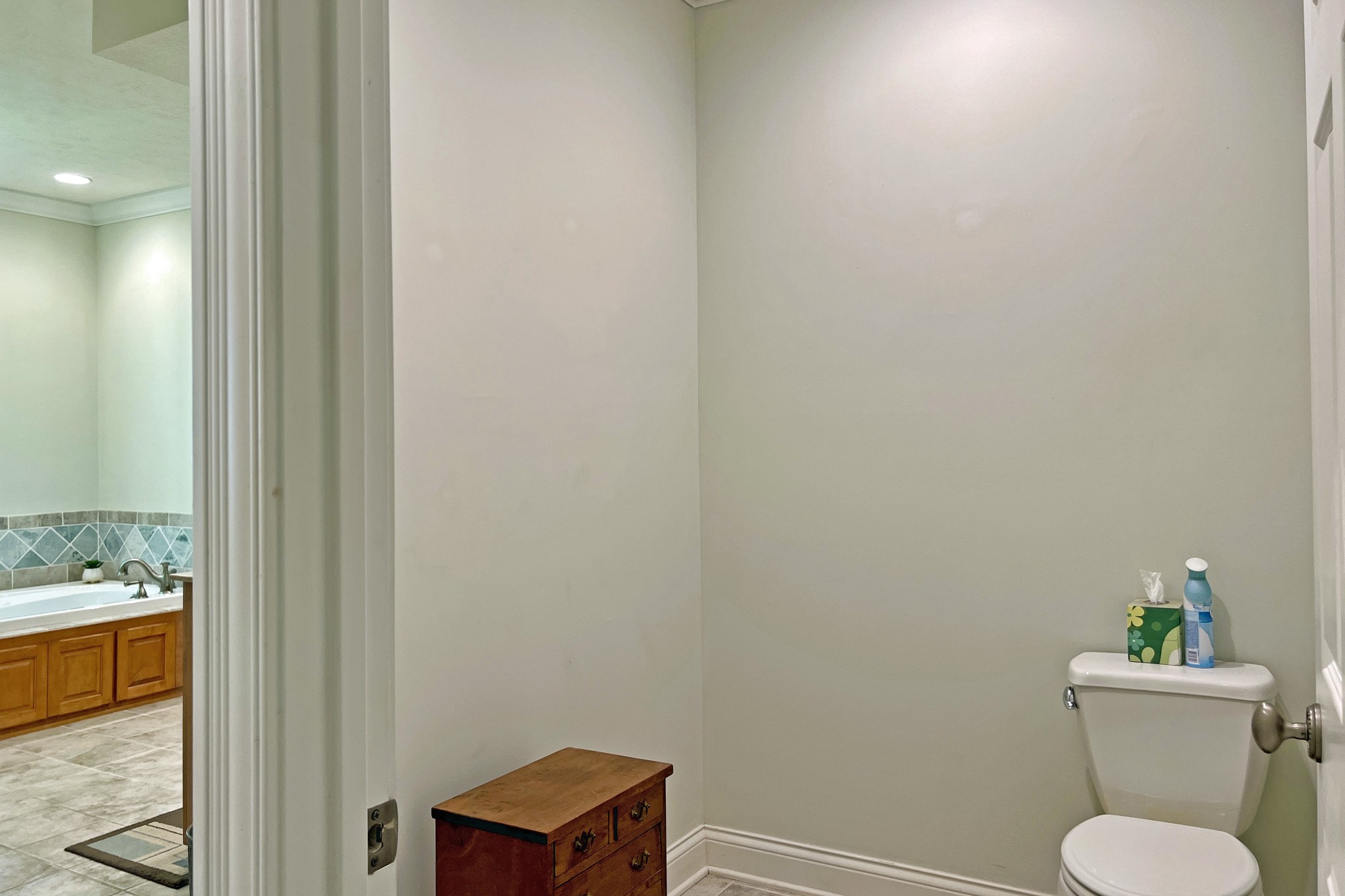 1371 Johns Loop Road Franklin, KY 42134 - Photo 34 of 72 a bathroom with a toilet a sink and mirror