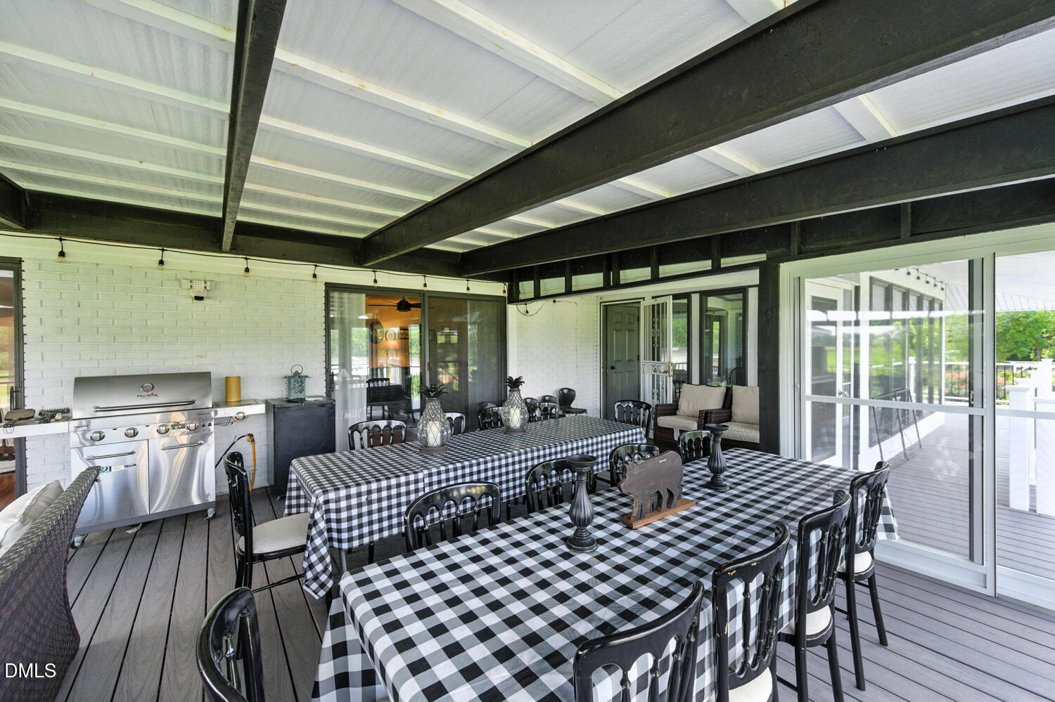 474 East Barefoot Road Newton Grove, NC 28366 - Photo 54 of 63 a view of a dining room with furniture window and outside view