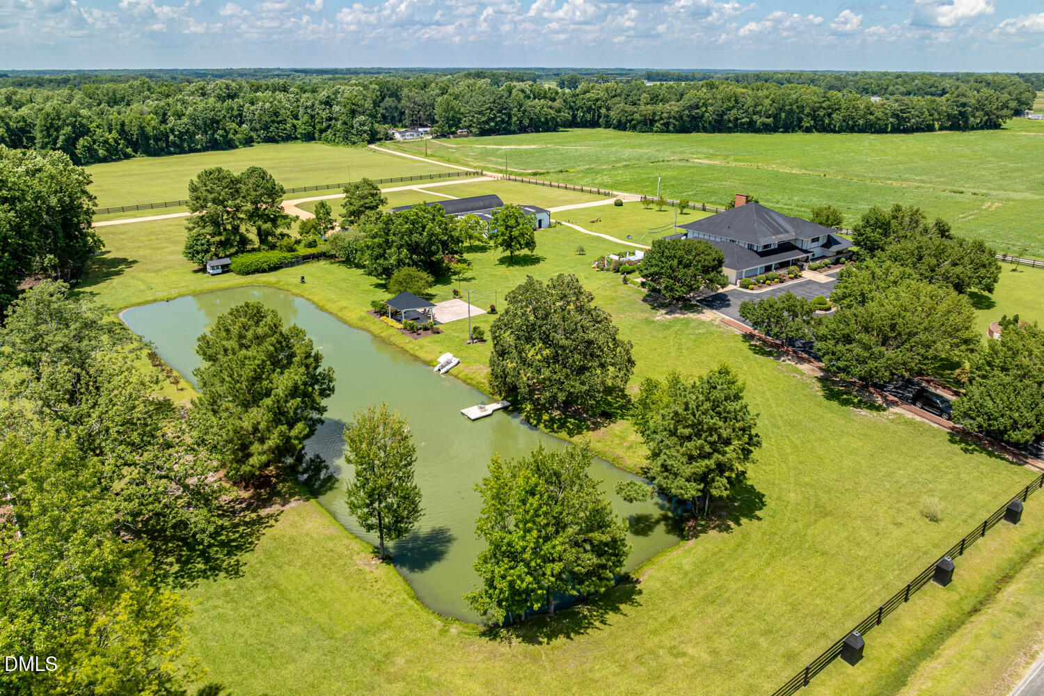 474 East Barefoot Road Newton Grove, NC 28366 - Photo 57 of 63 Birds Eye View