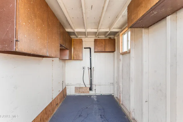 a view of a backyard of a house