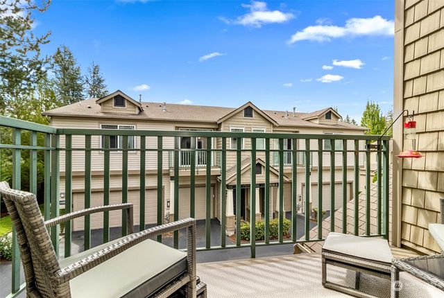 a view of a city from a balcony