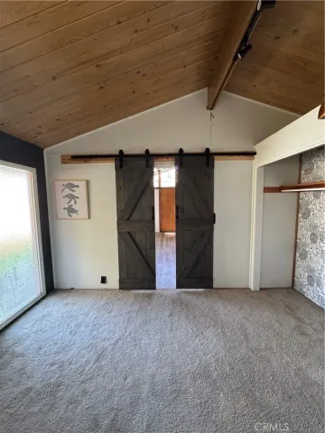 a view of an empty room