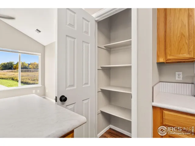 a view interior of the house and kitchen view