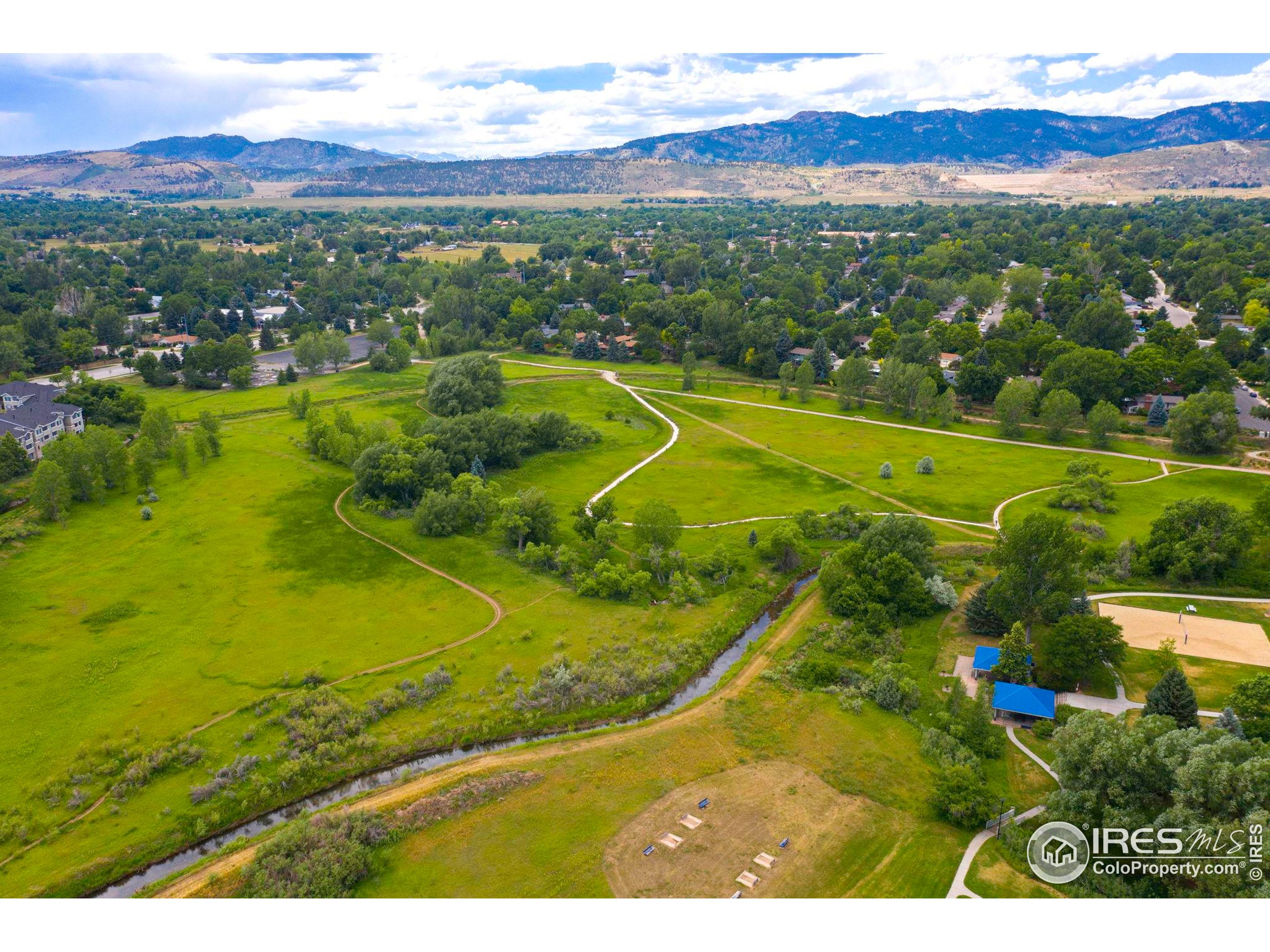 1021 Rolland Moore Drive, Unit F Fort Collins, CO 80526 - Photo 23 of 29 a view of an outdoor space and mountain view
