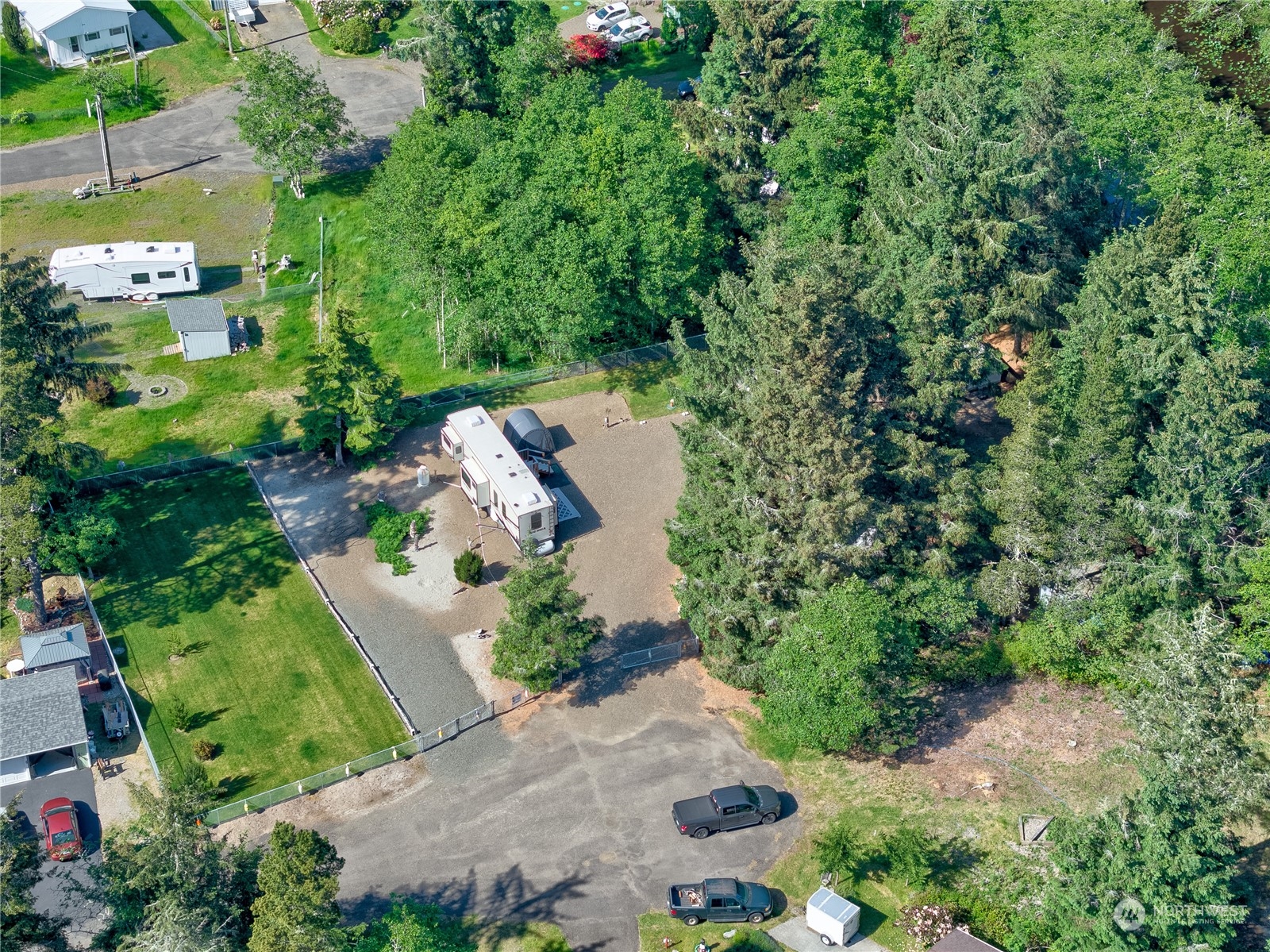 1413 321st Place Ocean Park, WA 98640 - Photo 11 of 20 an aerial view of a house with a yard
