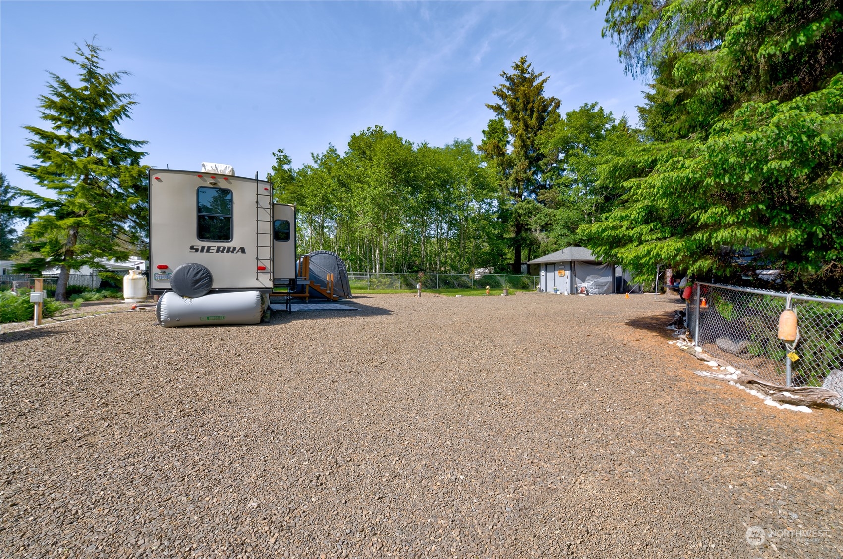 1413 321st Place Ocean Park, WA 98640 - Photo 5 of 20 a view of backyard with sitting area