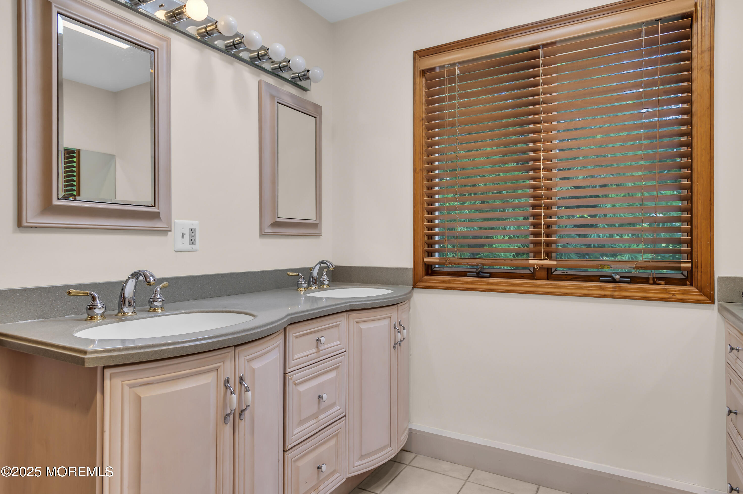 1350 Church Road Toms River, NJ 08755 - Photo 34 of 42 a bathroom with a granite countertop sink and a window