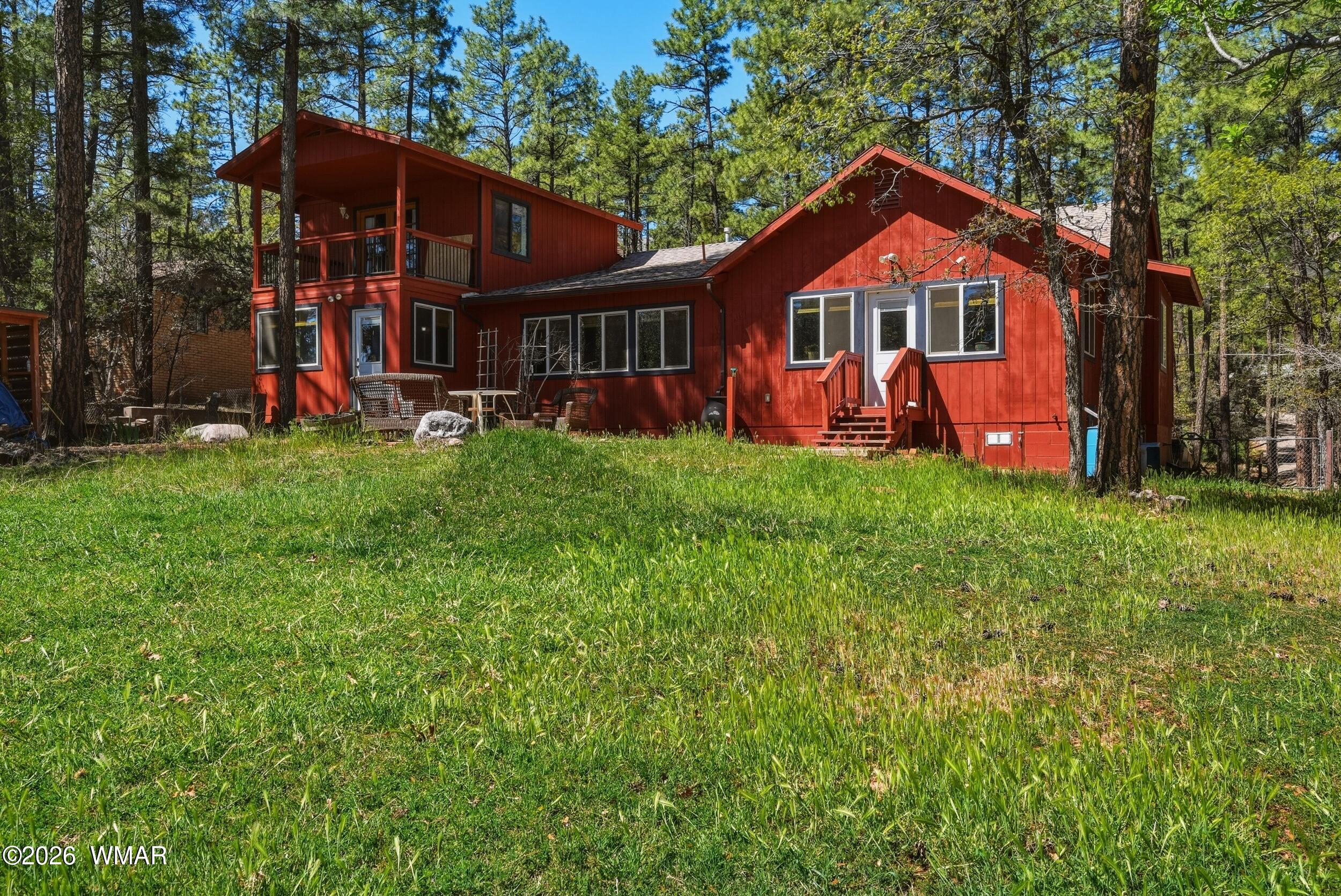 3533 Foothill Road Pine, AZ 85544 - Photo 37 of 52 a front view of house with yard
