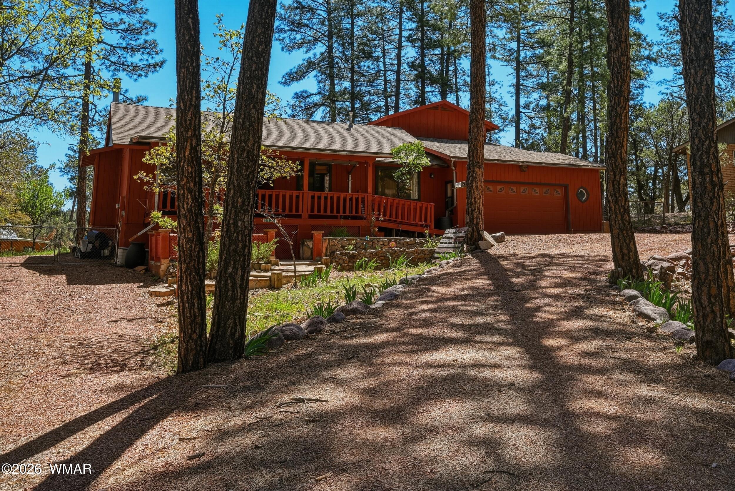 3533 Foothill Road Pine, AZ 85544 - Photo 50 of 52 a view of a house with backyard and sitting area