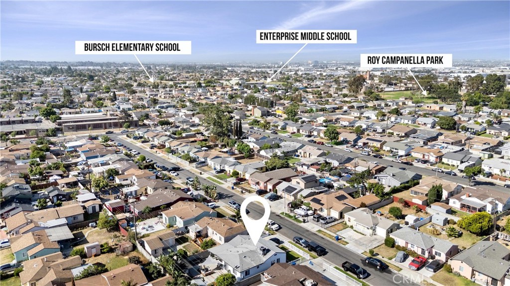 14508 Corlett Avenue Compton, CA 90220 - Photo 46 of 47 an aerial view of residential building with parking