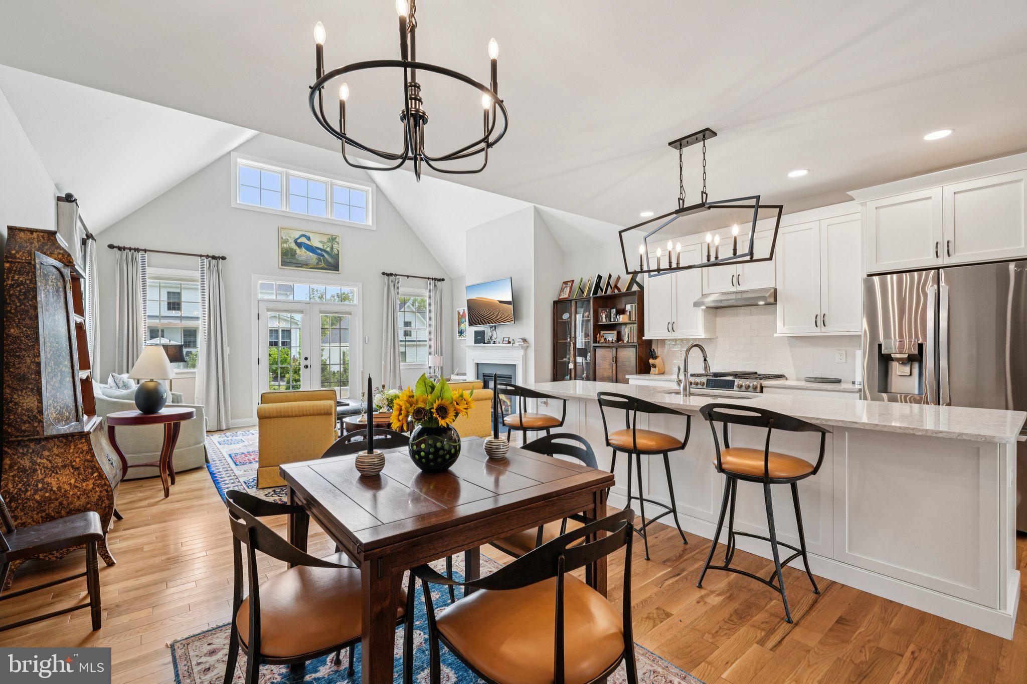 4459 Old Saucon Road Bethlehem, PA 18015 - Photo 6 of 40 a view of a dining room with furniture window and wooden floor