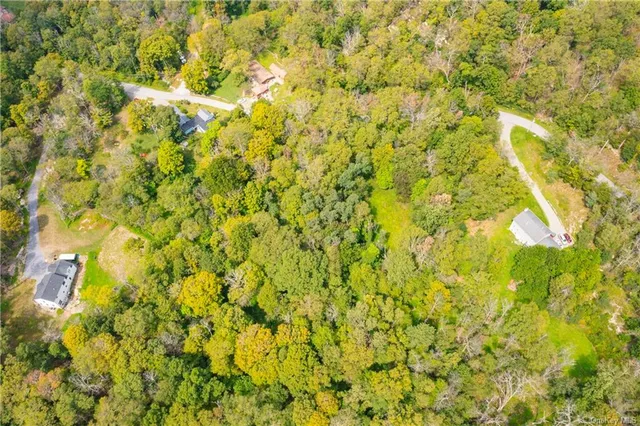 a view of a lake with a mountain