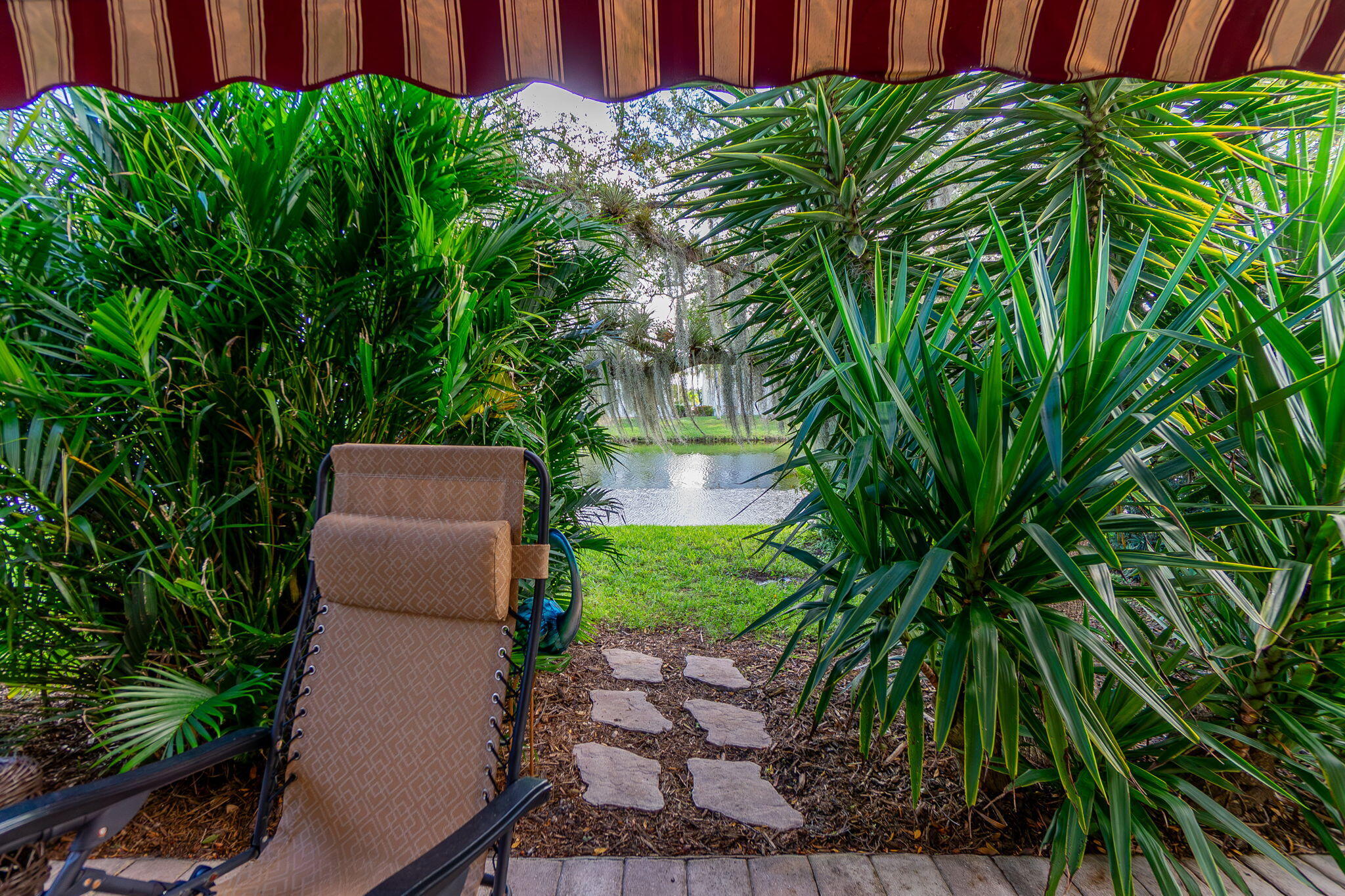 1004 Center Stone Lane Riviera Beach, FL 33404 - Photo 37 of 47 a garden view