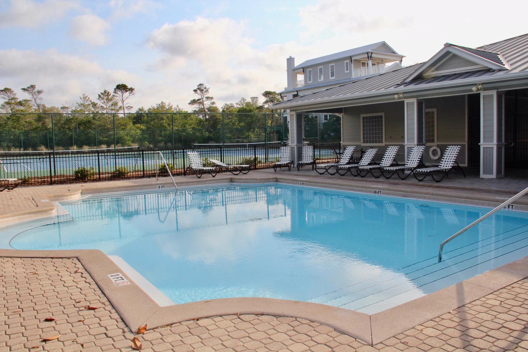 West pool and club house