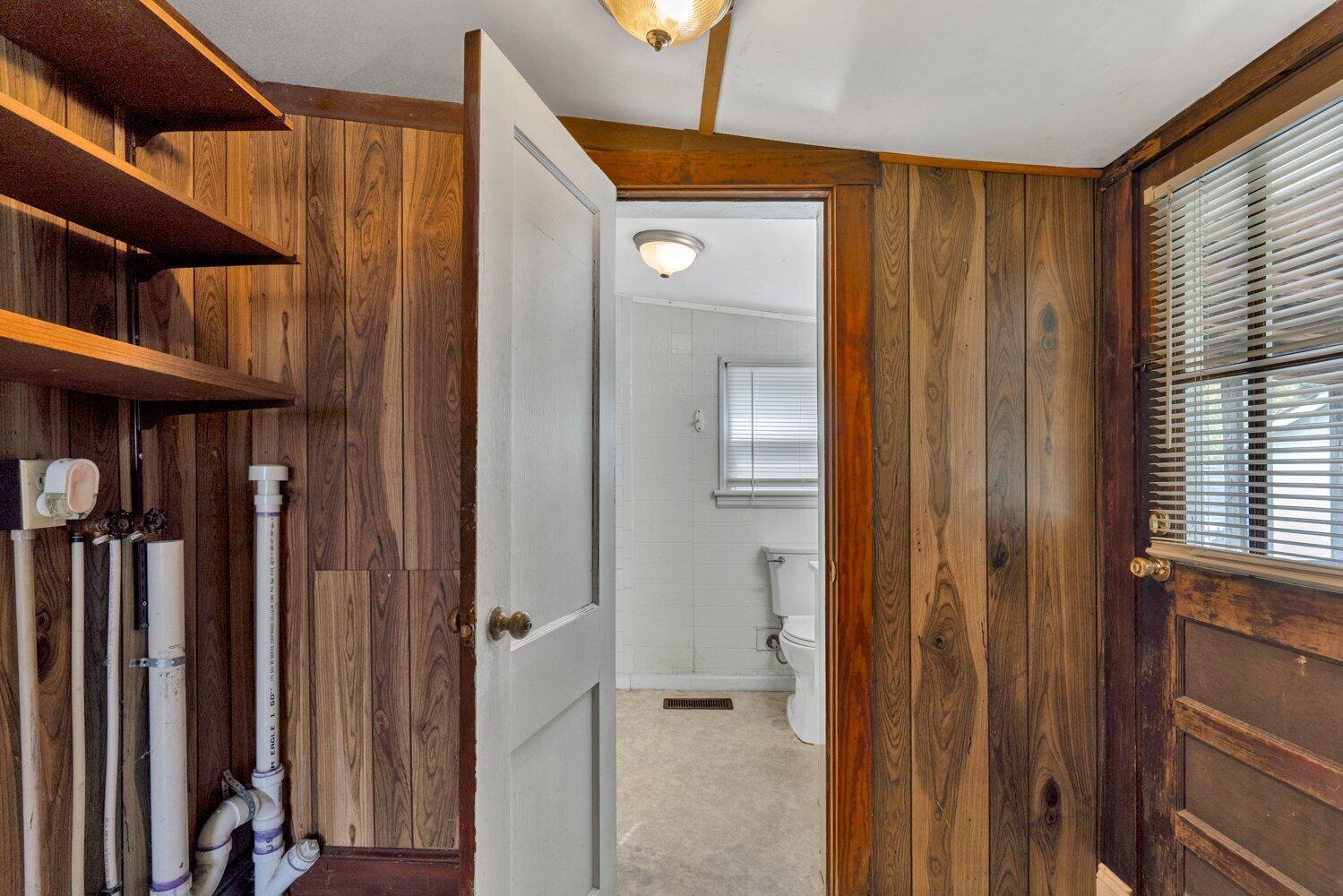3191 Webster Road Blue Ridge, VA 24064 - Photo 16 of 18 a view of a hallway with windows and entryway