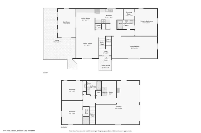 $298,000 | 644 Palo Alto Drive, Ellwood City, PA 16117