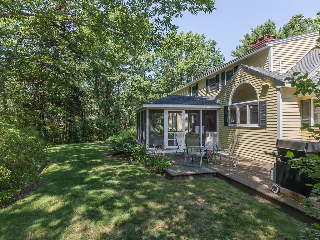 1 Whippoorwill Ridge Road York, ME 03902 - Photo 6 of 35 A rear view of the home shows the...