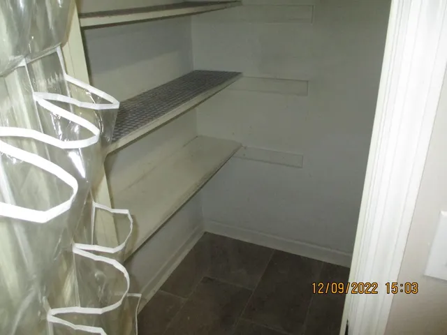 a close view of utility room