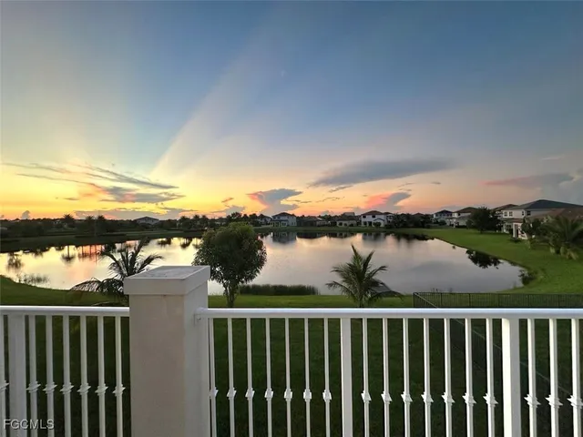 a view of a city from a balcony