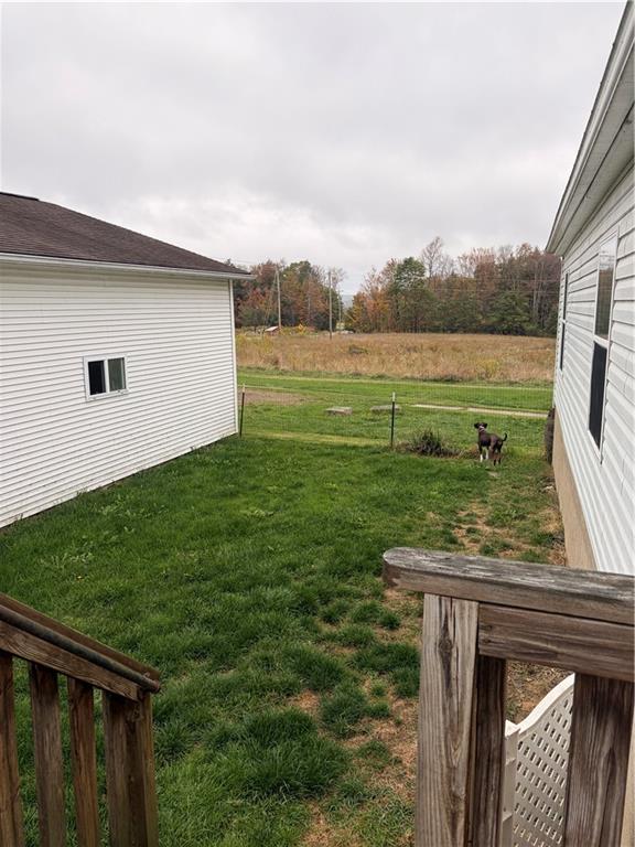2278 Egypt Road Brockway, PA 15824 - Photo 25 of 26 a backyard of a house with lots of green space and plants