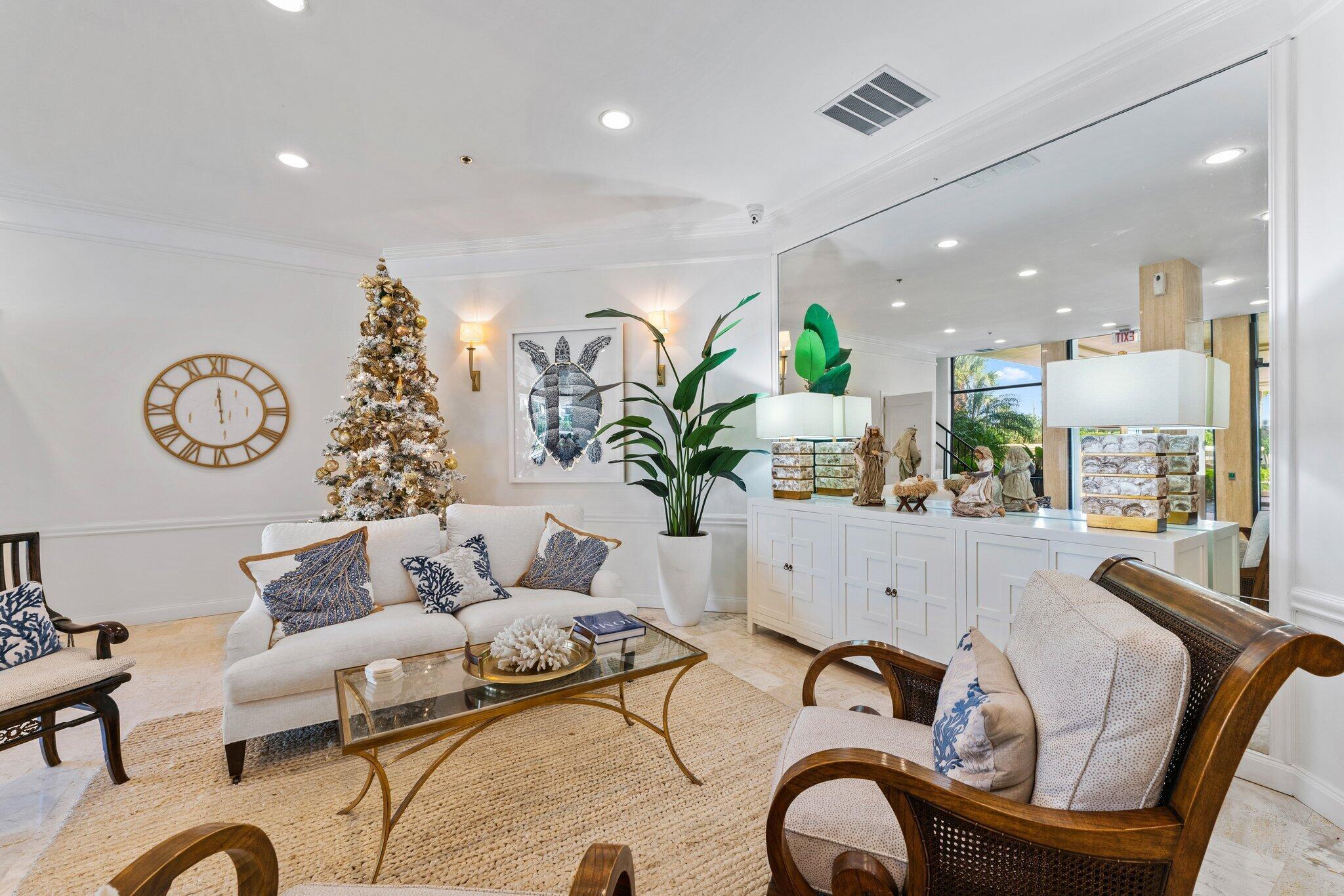 100 South Beach Road, Unit 903 Jupiter, FL 33469 - Photo 48 of 56 Tasteful building lobby
