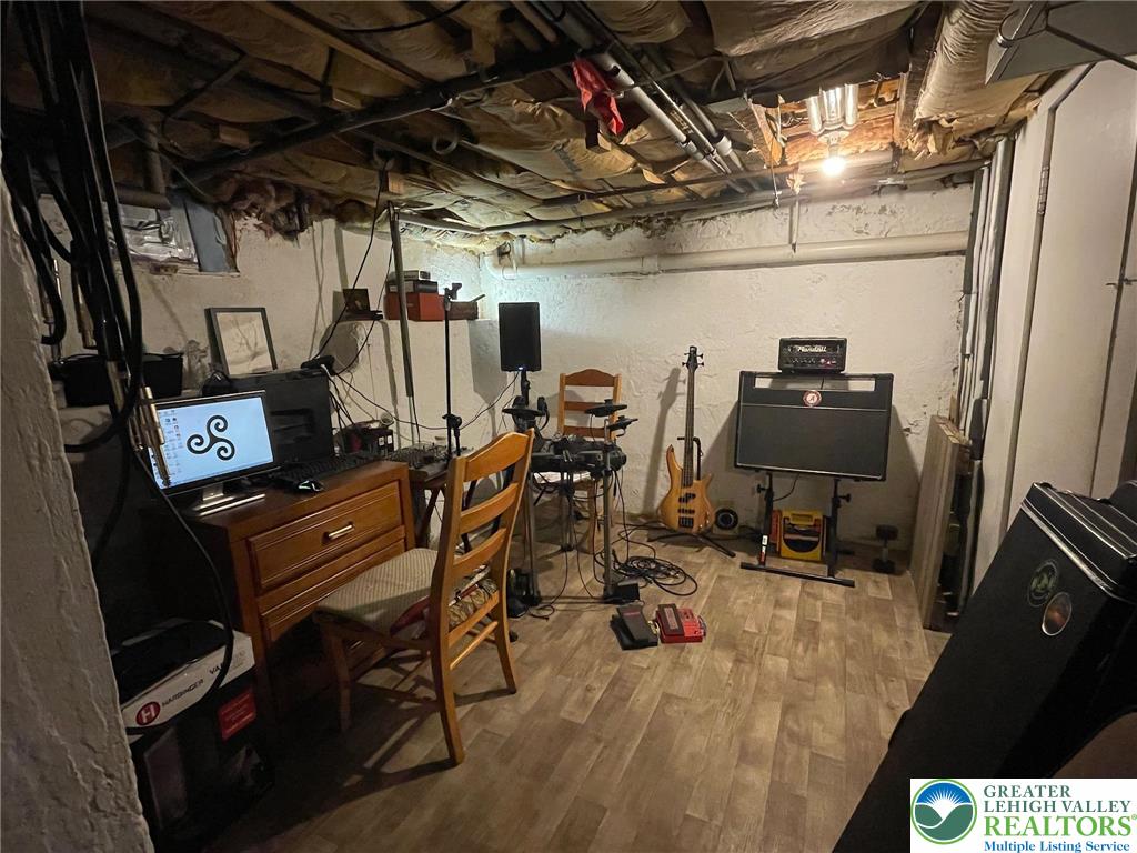 201 Spring Street Easton, PA 18042 - Photo 21 of 27 Partially finished basement space