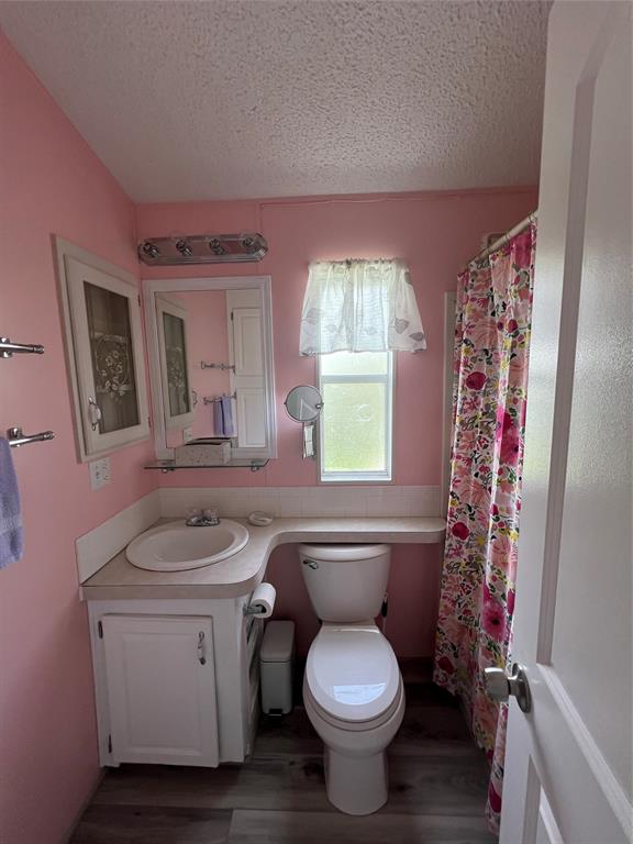 13891 Southeast 126th Boulevard, Unit 121 Okeechobee, FL 34974 - Photo 17 of 45 a bathroom with a toilet sink and mirror