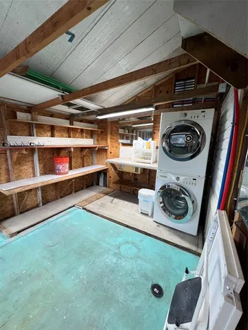 a room with storage and utility