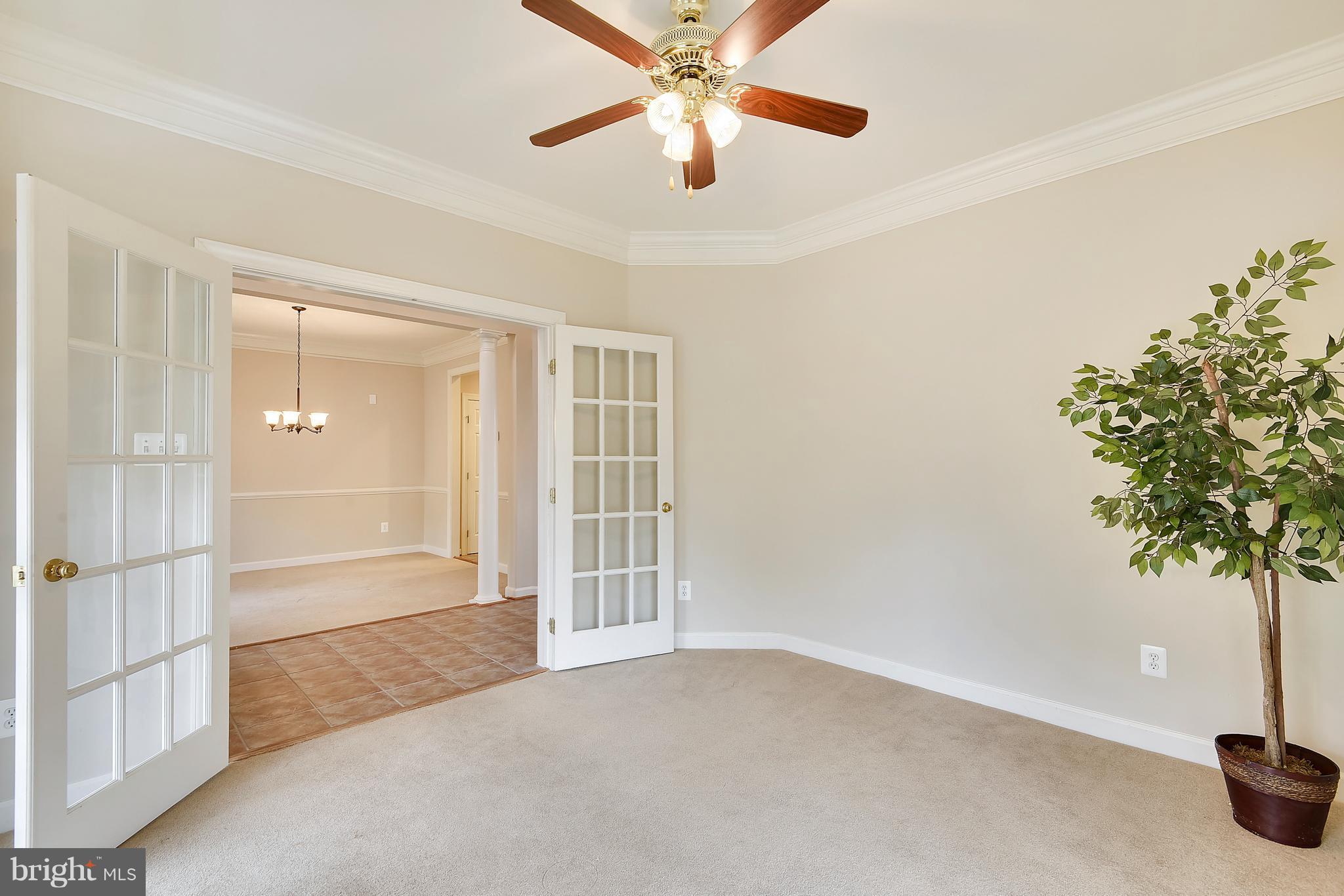12318 Cypress Spring Road Clarksburg, MD 20871 - Photo 5 of 30 LIGHTED FRENCH DOORS TO LIVING ROOM