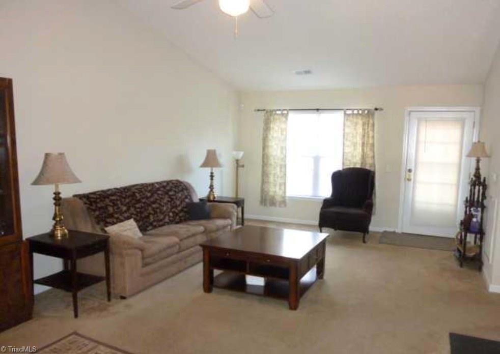 2862 WaterStone Loop High Point, NC 27265 - Photo 5 of 14 Enter into large living area with vaulted ceiling.