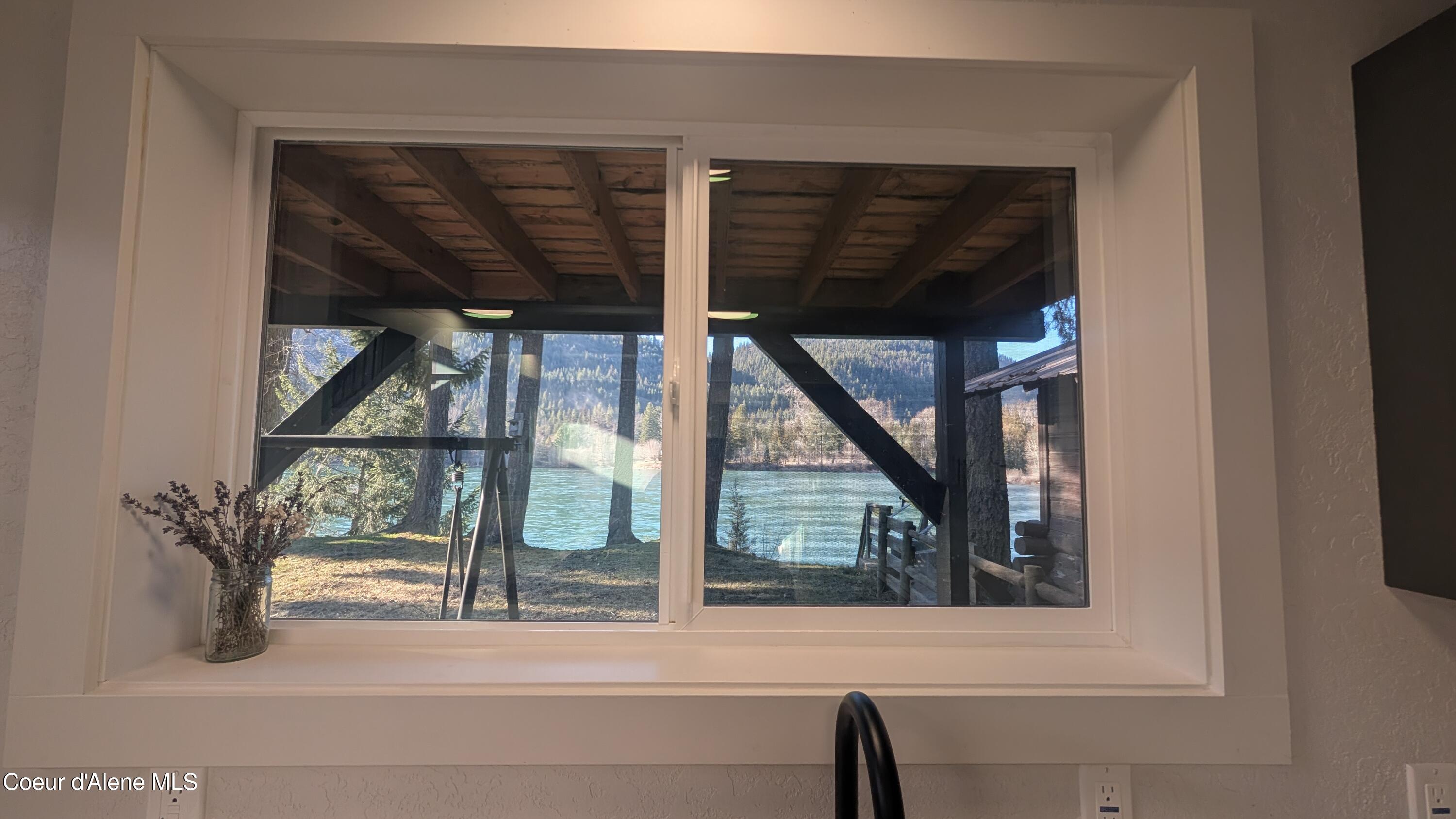206 Waterfront Road Troy, MT 59935 - Photo 10 of 38 206 Waterfront pic 51 view out kitchen w