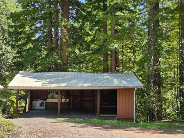 a balcony with an outdoor space