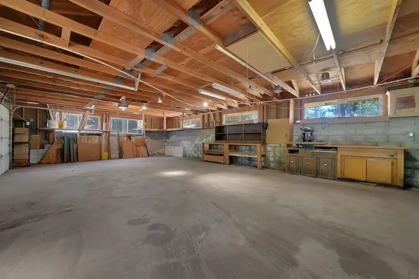 a view of a storage in a room