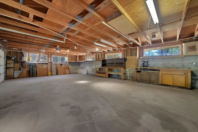 a view of a storage in a room