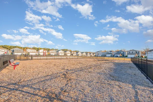 a view of a terrace with skyline