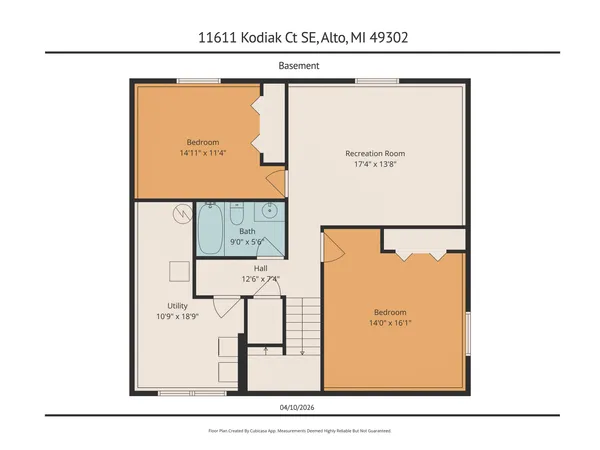$300,000 | 11611 Kodiak Court Southeast, Alto, MI 49302