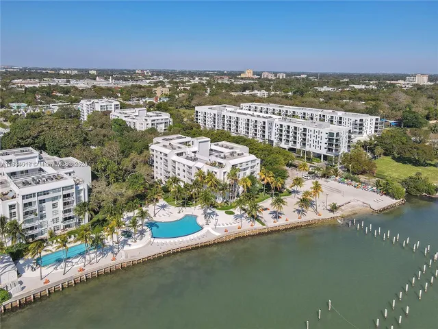 a view of a city with ocean view