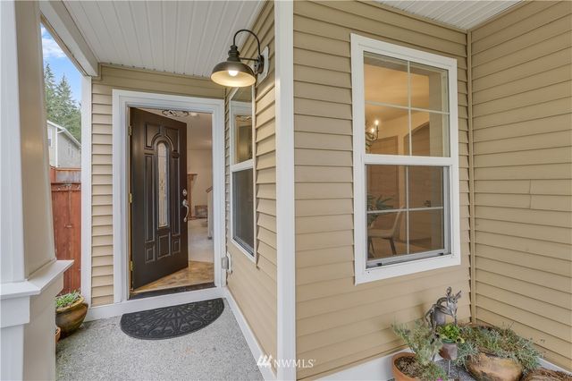 a view of front door of house