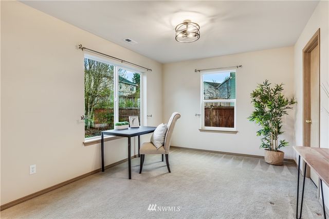 a workspace with a window