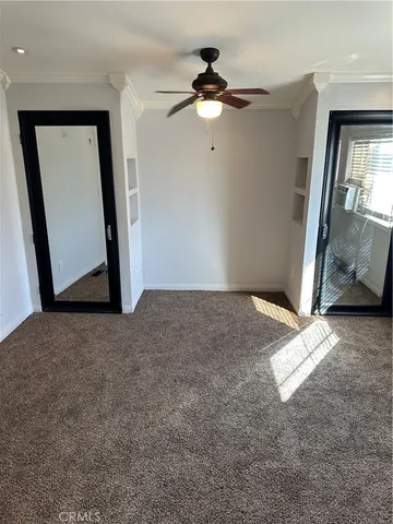 a view of a livingroom with a staircase