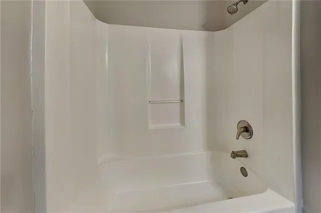 a close up of a bathtub