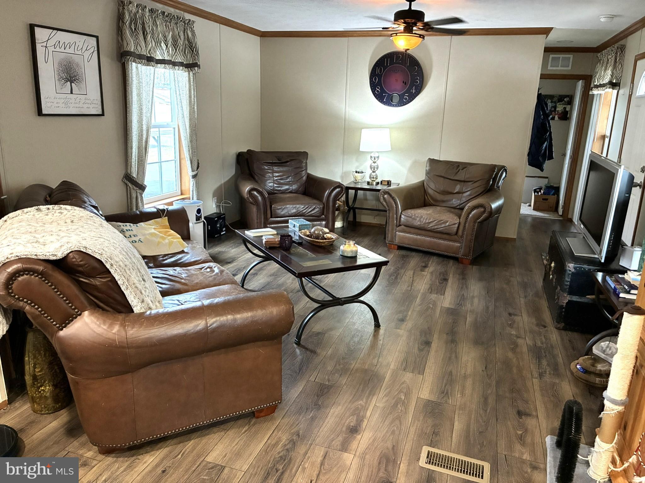 135 Hillside Lane Howard, PA 16841 - Photo 3 of 19 a living room with furniture and a large window