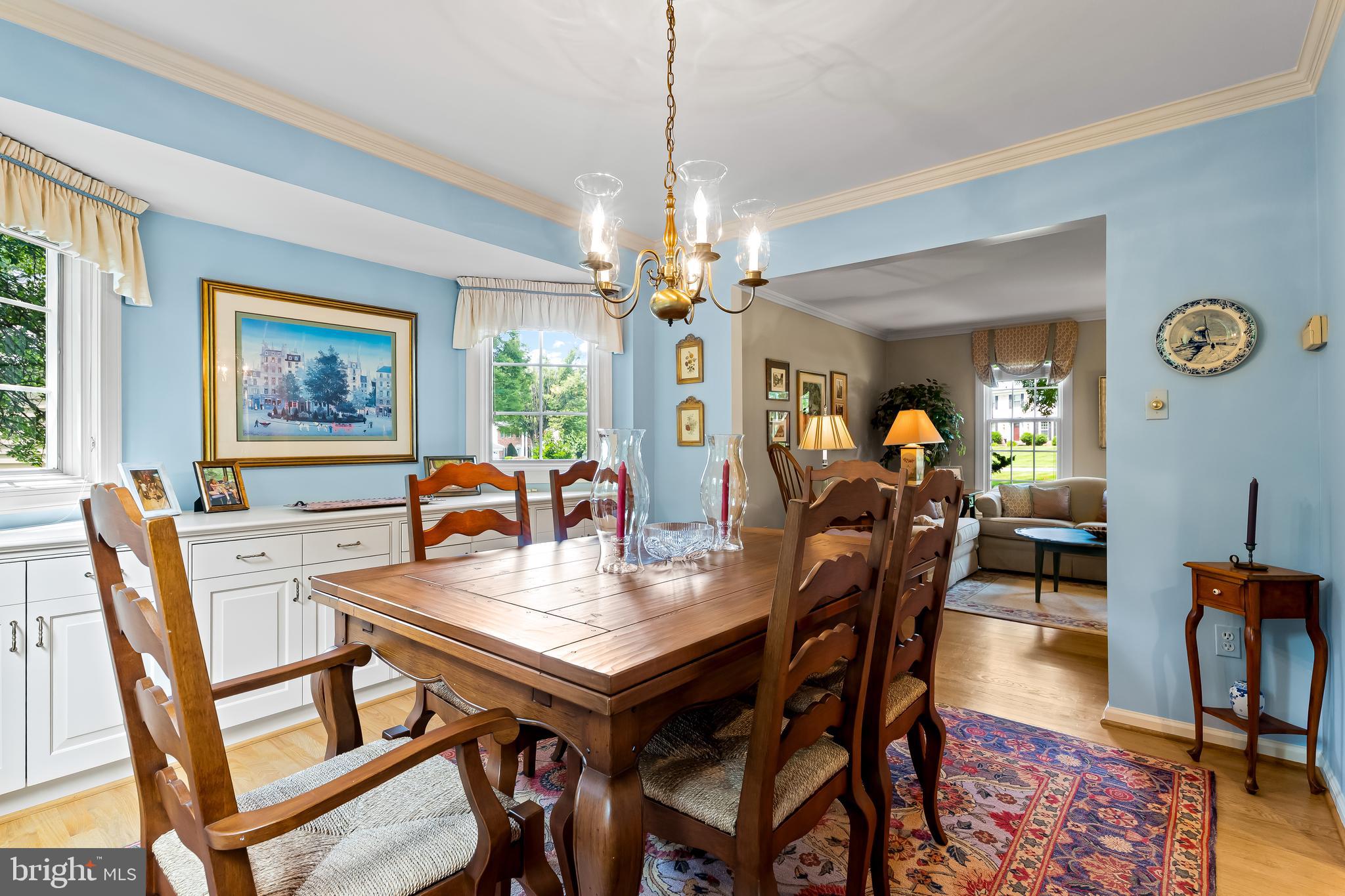 5158 Durham Road West Columbia, MD 21044 - Photo 11 of 61 Formal dining room with built in bay cabinets