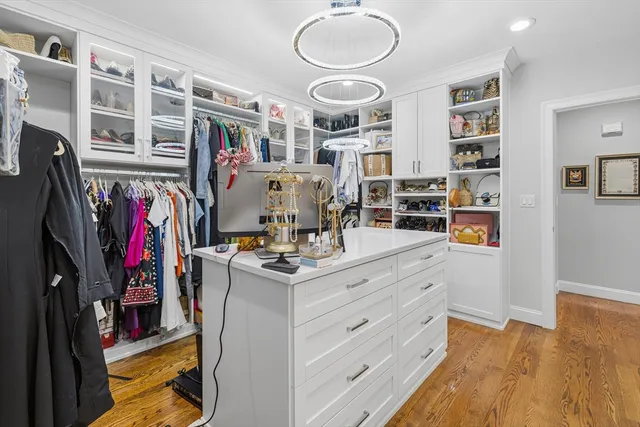 a view of a kitchen with appliances and cabinets