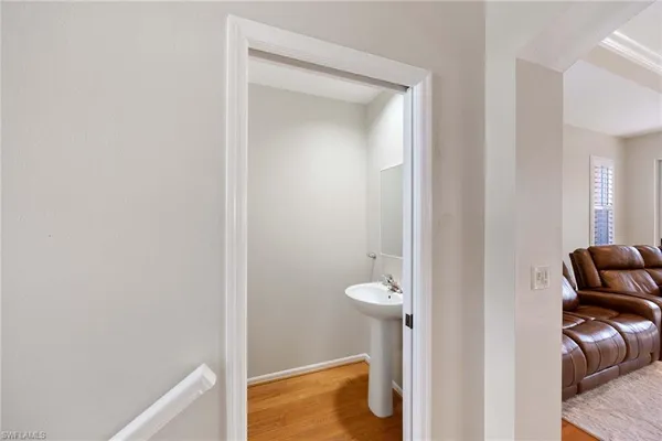 a view of bathroom with a toilet