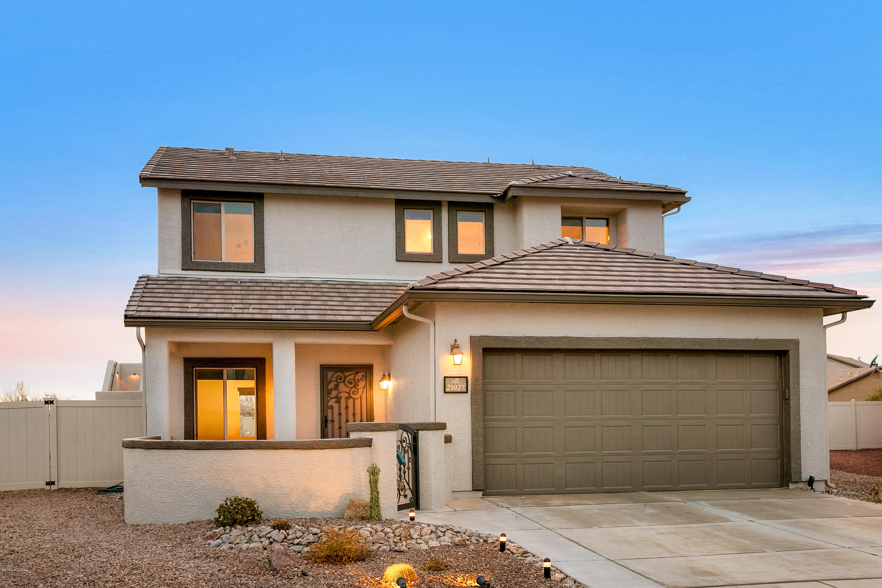 21027 East Treasure Road Red Rock, AZ 85145 - Photo 2 of 29 a front view of a house
